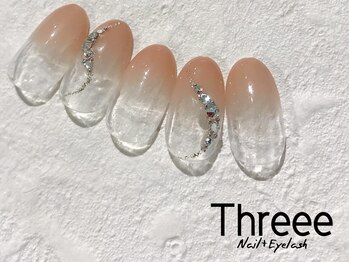 スリーネイルプラスアイラッシュ(Threee Nail+Eyelash)/グラデーション