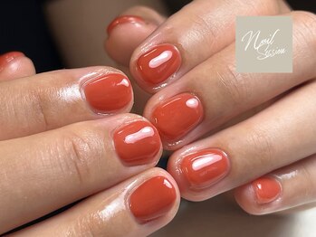 ネイルセッション(nail session)/テラコッタワンカラー