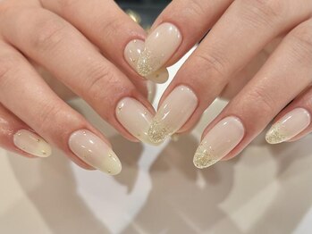 アイネイルズ 渋谷店(I nails)/【Karin.m】ホワイトゴールド
