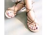【春限定】フットケア＆かかと角質除去　平日限定　6000円（70分）