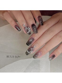 ルラ バイ フリー(RULA by free)/ブラックニュアンスネイル＊*