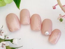 スタンダード アイネイル/ハーフマットジェルネイル￥7700