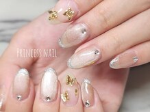 プリンセスネイル(Princess nail)/チョウ×マグフレンチ12,000