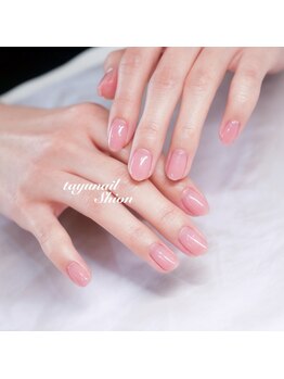 たゆ ネイル(たゆnail)/パラジェルピンクオフィスネイル