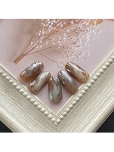 セプトネイル 函館店(SEPT NAIL)/2月おとな可愛いサンプル