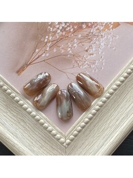 セプトネイル 函館店(SEPT NAIL)/2月おとな可愛いサンプル