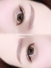 メル(meru)/eyebrow × lash lift