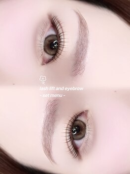メル(meru)/eyebrow × lash lift