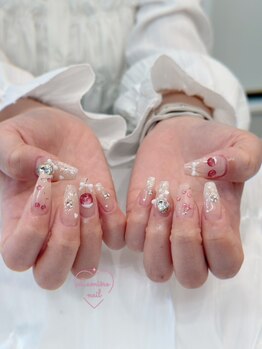 Lumie’re &nbsp;nail salon 高田馬場～長さだし/持ち込み～【ルミエール】の写真/【5月NEWOPEN】爆美女ネイルでSNS映え間違えなし★ワンホン/韓国ネイルの持ち込みデザインお任せください◎