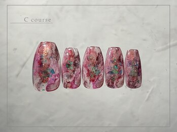 クレオ 名古屋駅店(Cleo)/【バラジェル】ニュアンスネイル