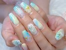夏ネイル☆。.:*・゜