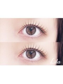 リラ 加古川店(Lila)の写真/[加古川/まつ毛パーマ/パリジェンヌ］【フラットラッシュ・LEDマツエク取扱店】濃いX軽量Xモチ良さ◎