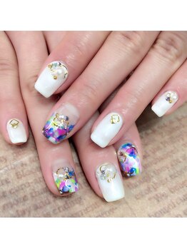 ビービーネイル(BB)/カラフルアートネイル