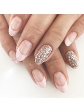 アイラッシュアンドネイル専門店 クラル(CURAR)/フレンチネイル￥6980