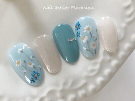 贅沢アートの褒められネイル46