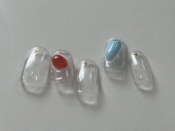 ネイルメゾン 天神店(NAIL MAISON)/シロップグミアートメンズ¥7000