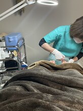 リゼラアンドコー 宇都宮店/フットケア施術中！