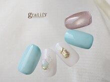 グラティフィー 梅田店(gratify)/綺麗色◎春カラーネイル