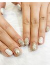 グレージュ定額ネイル