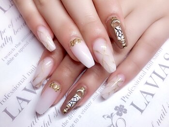 プロフェッショナル ネイルサロン ラヴィアス(LAVIAS)/【スカルプ】１０本アートし放題