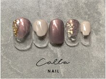 カラネイル 南森町店(calla nail)/偏向パールジェル