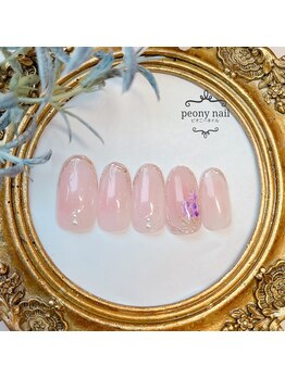 ピオニーネイル(peony nail)/4月新作　ラベンダー