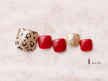 アイネイルズ 横浜EAST店(I-nails)/アニマル柄フットネイル