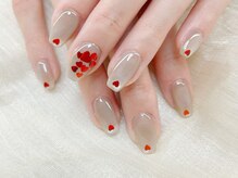 リノネイル(Lino Nail)/ハートホロネイル