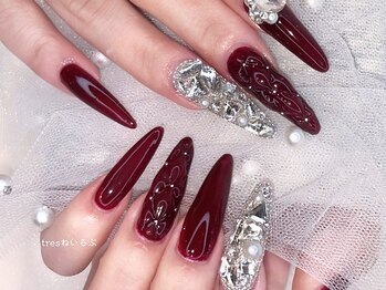 トレース ねいるぶ イオンスタイル上田店(tres)の写真/≪安さ×早い×技術◎≫爪フォルムに自信あり！お好みの長さで、憧れのスラっと長い指先に★