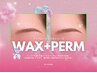 【IEN式】眉WAX＋眉パ-マ＋間引き＋カット(メイク&パック付)¥10,980→¥9,490