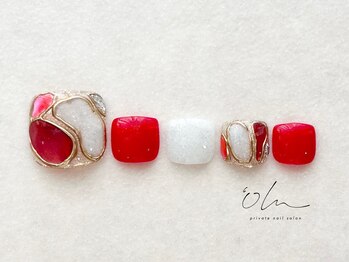 5月フットネイル定額【Spring】