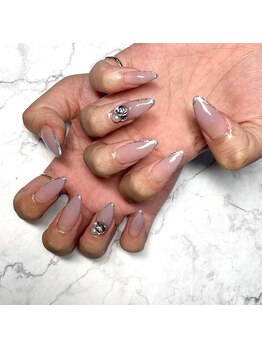 アクア ライズ 上大岡店(Aqua Rise)/細フレンチネイル