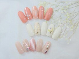 雪の結晶ネイル