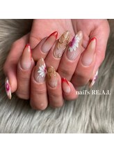 ネイルズリアル 倉敷(nail's RE.A.L)/フラワーネイル