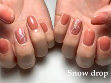 スノー ドロップ(Snow drop)/シンプルネイル