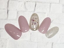 アルセア 上野御徒町店(Alcea)/春　押し花　ミラー　シンプル