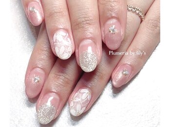 プルメリア バイ リリーズ ネイル(Plumeria By Lily's Nail)の写真/【お得なセット割！手・足セット割クーポンあり】同時施術OK◎1日でメンテ完了☆忙しい主婦さんにおすすめ