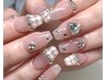 噛み爪 スカルプ つけ放題 &ケアー 16980yen bittennails with acrylic nails