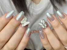 ウサギネイル 新大久保店(usagi nail)/蝶々ネイル