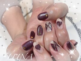 ☆大人のバレンタインネイル☆