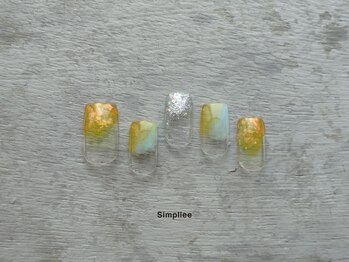 シンプリー ネイルアンドアイラッシュ 祖師谷大蔵店(Simpliee Nail&Eyelash)/【ハンド】クリアネイル