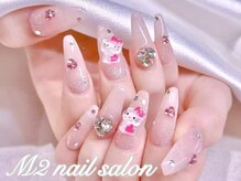 エムズ ネイルサロン(M2)/ピンクグラデーションキティ