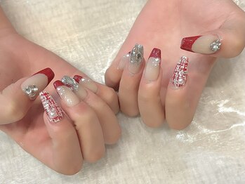 ツイードネイル【担当:ayano】