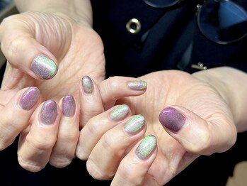 ヌル ネイル 堀江(NURU NAIL HORIE)/個性派クリアカラーマグネット☆