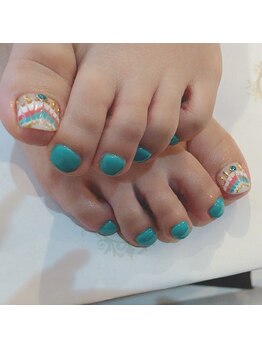 ティアラ(tiara)/ボヘミアンネイル