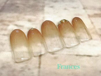 フランセス(Frances)/シンプルストーンネイル