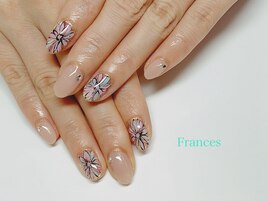 お花ネイル