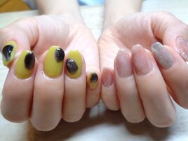 ちぐはぐ ピスタチオ メタリック