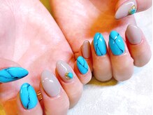 ネイルマジック 仙台一番町店(NAIL MAJIC)/ターコイズネイル☆