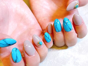 ネイルマジック 仙台一番町店(NAIL MAJIC)/ターコイズネイル☆